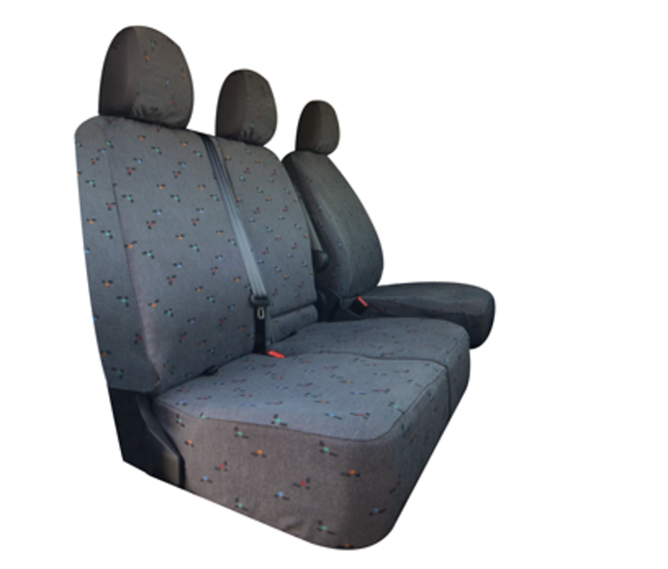 Sitzbezüge passend für VW Crafter in der Farbe grau