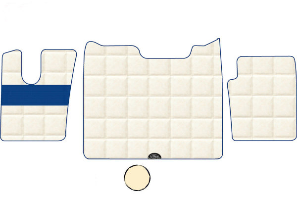 Suitable for Scania *: S (2016-...) Floor mat set leatherette ClassicLine beige without Logo