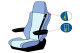 Lkw Sitzbezug ClassicLine - Extreme - Mod.B - hellblau-hellblau - mit Logo