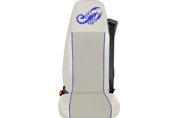 Truck-seat cover ClassicLine - Extreme - Mod.C - beige-beige - with Logo