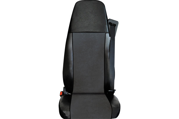 Truck-seat cover ClassicLine - Extreme - Mod.D - black-grey - without Logo