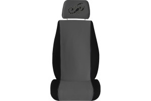 Truck-seat cover ClassicLine - Extreme - Mod.E - black-grey - with Logo
