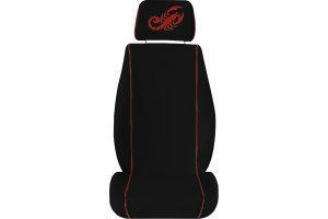 Truck-seat cover ClassicLine - Extreme - Mod.E - black-black - with Logo