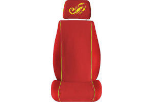 Truck-seat cover ClassicLine - Extreme - Mod.E - red-red - with Logo