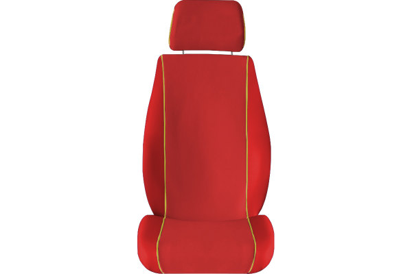 Truck-seat cover ClassicLine - Extreme - Mod.E - red-red - without Logo