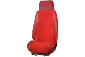 Truck seat cover ClassicLine Extreme red without logo Mod.E