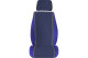 Lkw Sitzbezug ClassicLine - Extreme - Mod.E - hellblau-hellblau - ohne Logo
