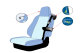 Lkw Sitzbezug ClassicLine - Extreme - Mod.P - blau-blau - mit Logo