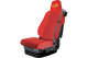 Hoes voor truckstoel ClassicLine - Extreme - Mod.P - rood-rood - met logo