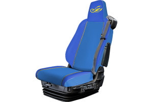 Lkw Sitzbezug ClassicLine - Extreme - Mod.P - hellblau-hellblau - mit Logo