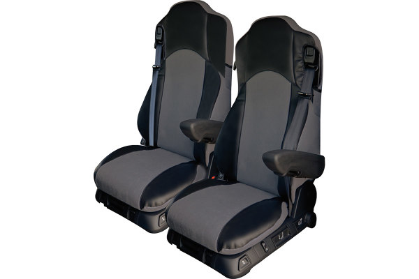 Lkw Sitzbezug ClassicLine - Extreme - Mod.F - schwarz-grau - ohne Logo
