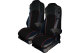 Truck-seat cover ClassicLine - Extreme - Mod.F - black-black - without Logo