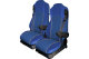 Truck-seat cover ClassicLine - Extreme - Mod.F - light blue-light blue - without Logo