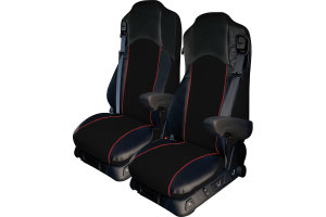 Truck seat cover ClassicLine - Extreme - Mod.G - black-black - without Logo