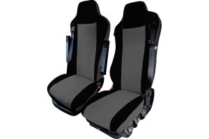 Truck seat cover ClassicLine - Extreme - Mod.I - black-grey - without Logo