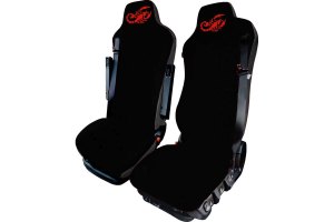 Truck seat cover ClassicLine - Extreme - Mod.I - black-black - with Logo