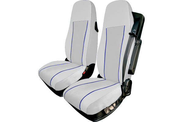 Truck seat cover ClassicLine - The Best - Mod.L - beige-beige - without Logo