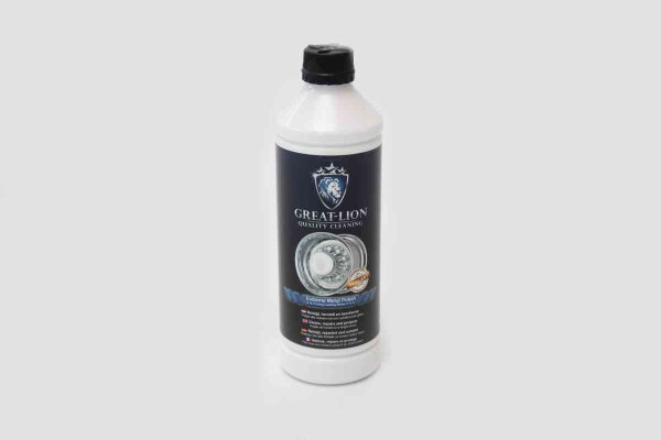 Great Lion Extreme Metal Polish, die extra starke Metallpolitur Felgen Tank Lkw 450 ml