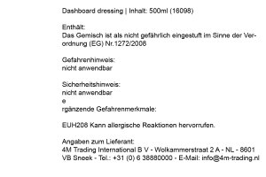 Great Lion Cockpit Cleaner, perfekt avslutning av kastrering av instrumentbräda