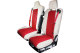 Lkw Sitzbezug ClassicLine - The Best - Mod.M - beige-rot - ohne Logo
