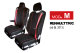 Truck seat cover ClassicLine - The Best - Mod.M - beige-red - without Logo