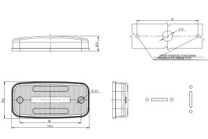 LED Begrenzungs- Seitenmarkierungsleuchte 12-24V