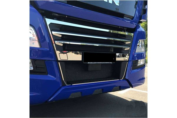 Fits MAN*: TGX Euro6 (2013-...) Stainless steel case for radiator grille