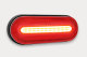 LED markeringslampa 12-36V med reflektor och 0,5m kabel utan fäste utan stickpropp röd