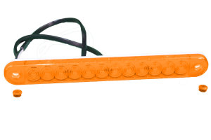 Luce laterale a LED lunga 22,5 cm arancione