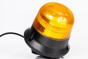 Gul enkelblixt/dubbelblixt LED-varningslampa h&ouml;g version
