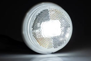 LED Begrenzungs- Seitenmarkierungsleuchte 12-30 V mit Reflektor (80mm)
