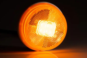 Feu de gabarit latéral à LED 12-30 V avec réflecteur (80mm)