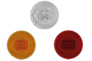 Feu de gabarit latéral à LED 12-30 V avec réflecteur (80mm)