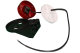 LED Begrenzungsleuchte 12-30 V mit Reflektor rot (80mm)