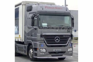 Fits Mercedes*: Actros MP2 (2003-2008) sun visor LH/Megaspace roof without front mirror Glass part only