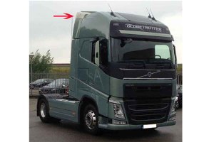 Fits Volvo*: FH4 Globetrotter (H2) Spoiler corners...