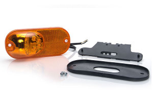 LED Multifunktionslampe mit Blinkfunktion orange 12-24 V