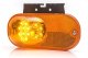 LED-multifunktionslampa med blinkfunktion orange 12-24 V