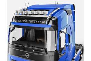 Suitable for Volvo*: FH4 I FH5 I FM4 I FM5 (2013-...) Globetrotter XL-cab - Roof lamp holder CROSSBAR - incl. 9 LED light set