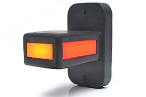 LED front and rear marker light with side marker light...
