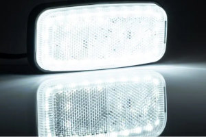 LED-sidomarkeringsljus 12-36V med reflektor