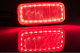 LED markeringslicht 12-36V met reflector met beugel zonder stekker rood