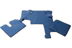 Fits MAN*: TGX (2009-...) HollandLine floor mats complete  blue automatic not be pigeonholed/one pigeonholed