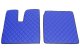 Lämplig för MAN*: TGX Euro5, Euro6 (2009-2017) HollandLine komplett set blå Automatik två lådor, läderimitation