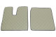 Adatto per MAN*: TGX Euro5, Euro6 (2009-2017) Set completo HollandLine beige automatico a due cassetti, similpelle