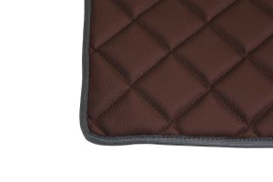 Fits MAN*: TGX (2009-...) HollandLine floor mats complete  brown automatic two pigeonholed