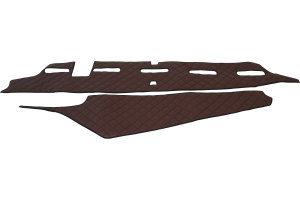 Suitable for Volvo*: FH4 I FH5 (2013-...) HollandLine, Armrest board cover brown with collision warning