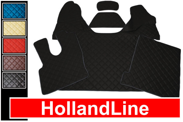 Lämplig för DAF*: XF106 (2013-...) HollandLine, komplett set, läderimitation