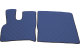 Lämplig för DAF*: XF106 (2013-...) HollandLine, golvmattesats, växelspak - blå, läderimitation