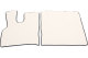 Lämplig för DAF*: XF106 (2013-...) HollandLine, golvmatta växelspak - beige, läderimitation
